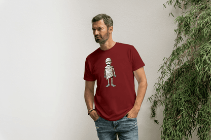 Cute Cartoon Mummy: Glowing Eye Mummy Tee - Essentia Attire
