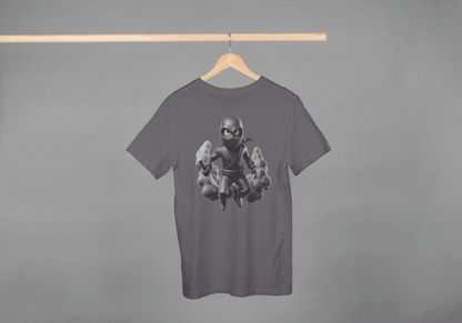 Cute Ninja Warrior: Cartoon Stealth Fighter Tee - Essentia Attire