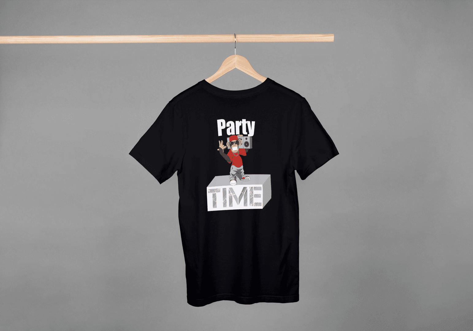 Party Time Boombox: Funky Monkey Tee - Essentia Attire