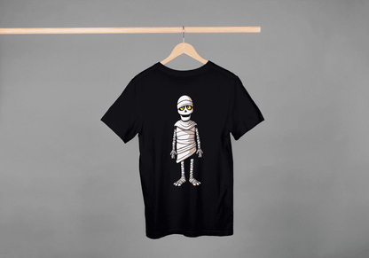 Cute Cartoon Mummy: Glowing Eye Mummy Tee - Essentia Attire