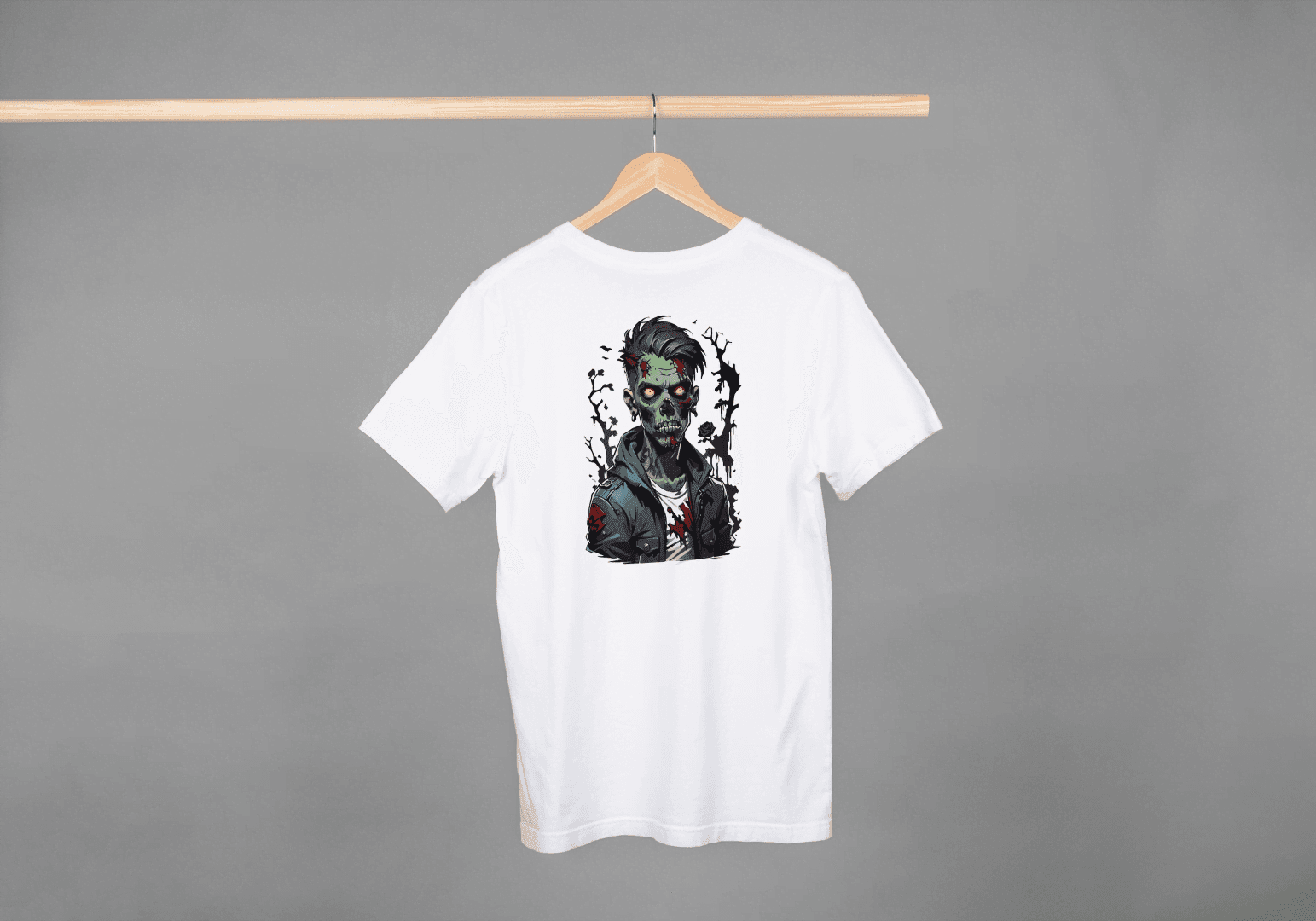 Edgy Hipster: Red Eye Zombie Tee - Essentia Attire