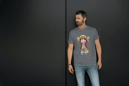 Onepiece Pirate Captain: Straw Hat Fan Tee - Essentia Attire