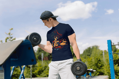 DBZ Goku Super Saiyan 4 T-shirt | Primal Saiyan Form Anime - Essentia Attire