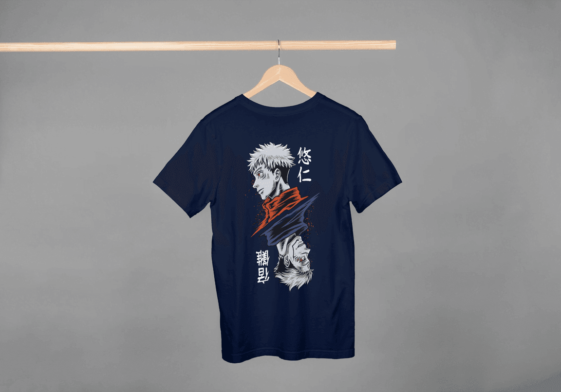 Jujutsu Kaisen 'King of Curses' Sukuna & Itadori Yuji T-shirt - Essentia Attire