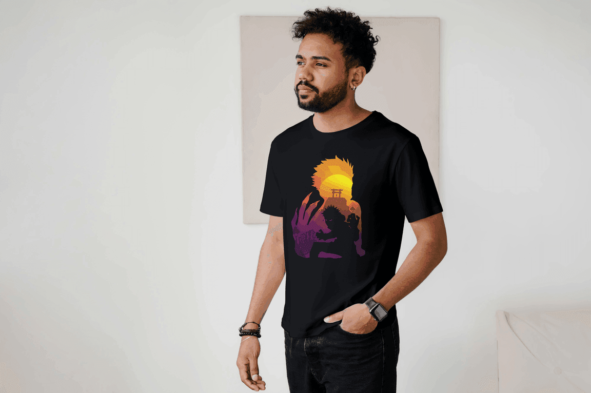 Demon Slayer: Tanjiro & Rengoku 'Flame Hashira' T-shirt - Essentia Attire