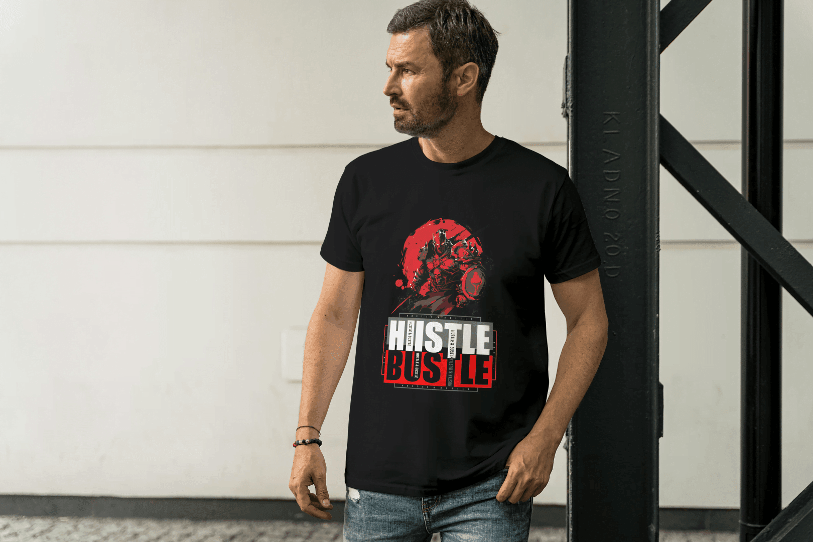 Hustle Bustle Warrior: Spartan Spirit Tee - Essentia Attire