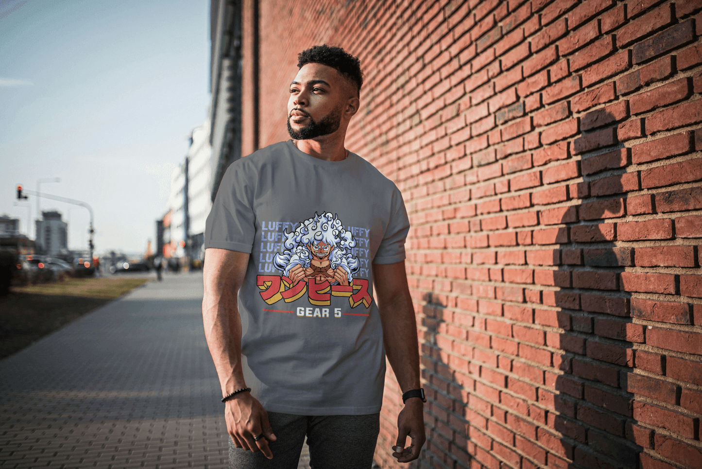 Anime Gear 5 Luffy: Iconic Transformation Tee - Essentia Attire