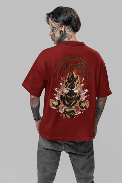 Super Saiyan 3 Goku  Oversized T-Shirt | Anime Manga | Dragon Ball Z Anime