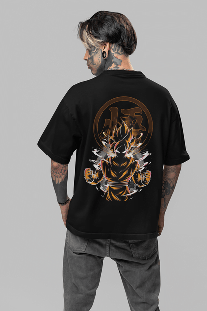Super Saiyan 3 Goku  Oversized T-Shirt | Anime Manga | Dragon Ball Z Anime