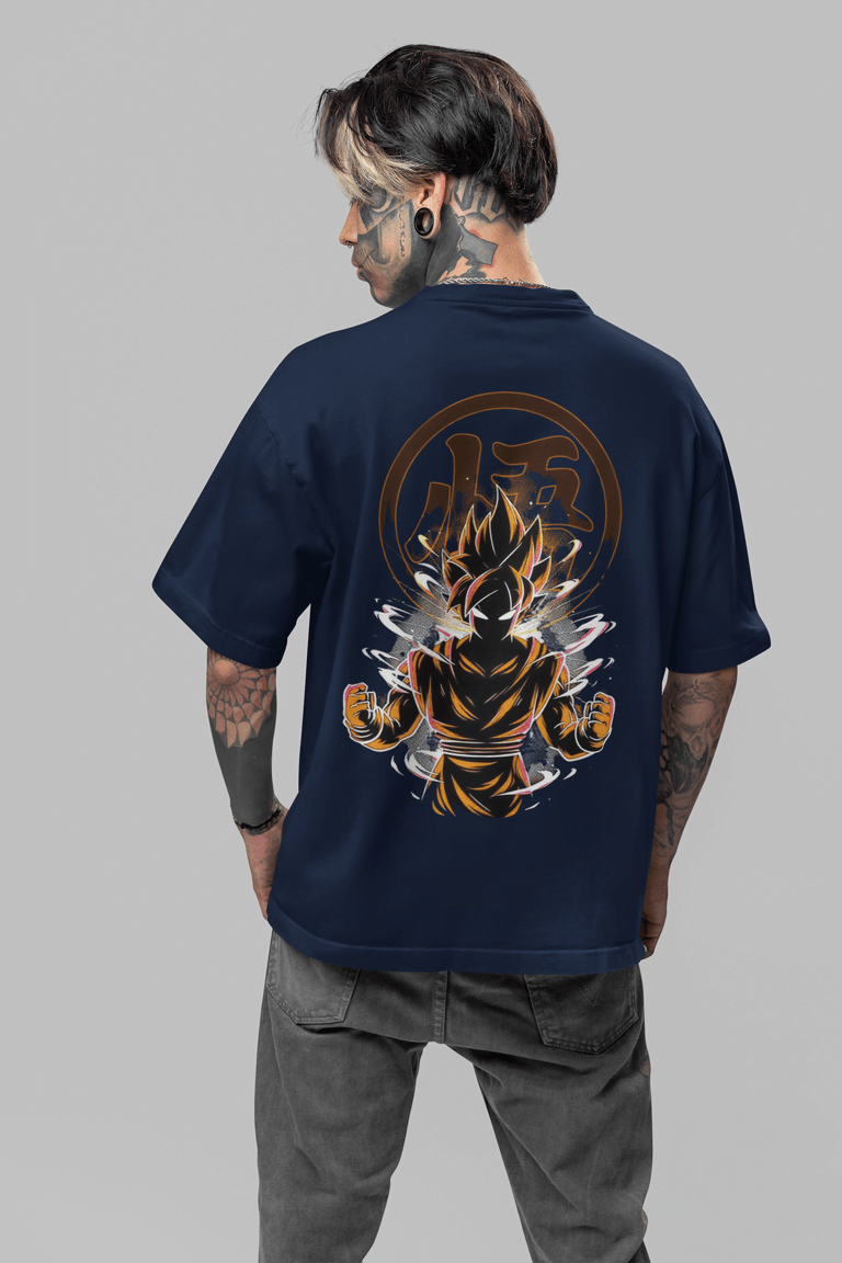 Super Saiyan 3 Goku  Oversized T-Shirt | Anime Manga | Dragon Ball Z Anime