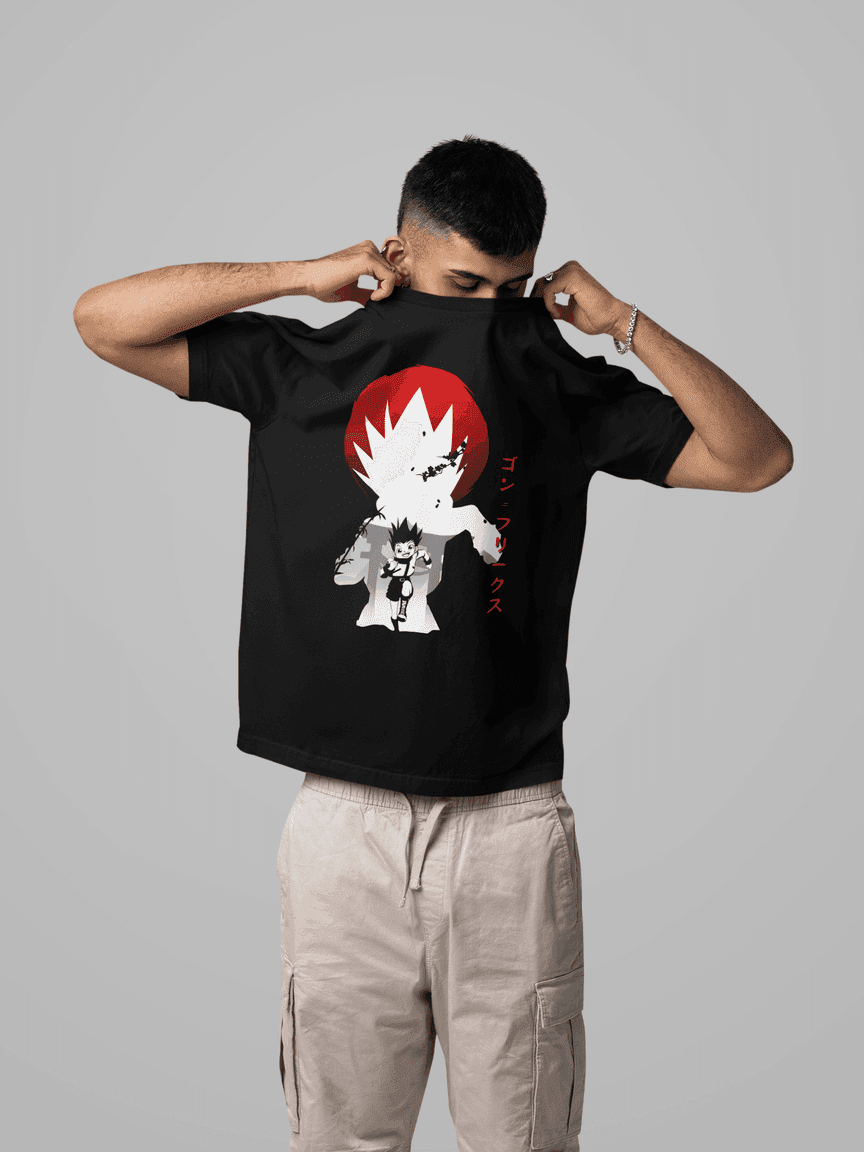Hunter x Hunter | Gon-san Japanese Anime Oversized T-Shirt - Essentia Attire