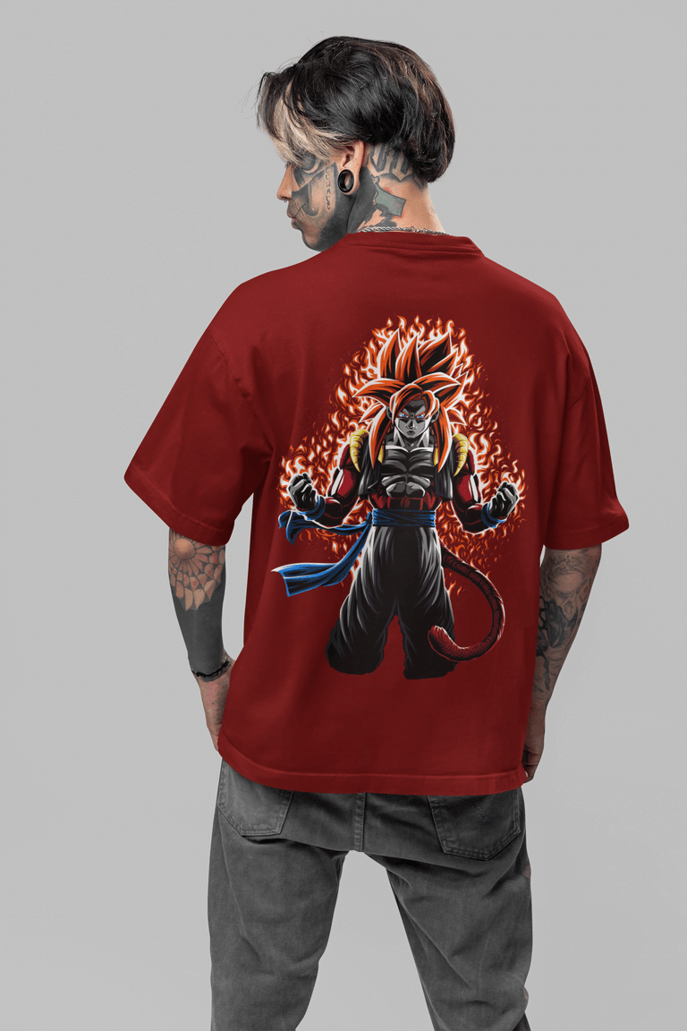 Super Saiyan 4 (SSJ4) Goku Oversized T-Shirt | Dragon Ball Z Universe