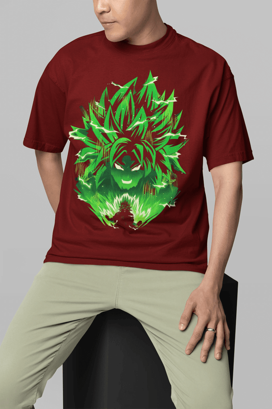 Broly Legendary Super Saiyan Oversized T-Shirt | Dragon Ball Z Anime