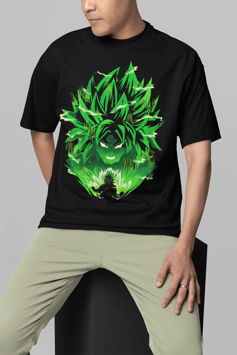 Broly Legendary Super Saiyan Oversized T-Shirt | Dragon Ball Z Anime