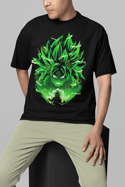 Broly Legendary Super Saiyan Oversized T-Shirt | Dragon Ball Z Anime