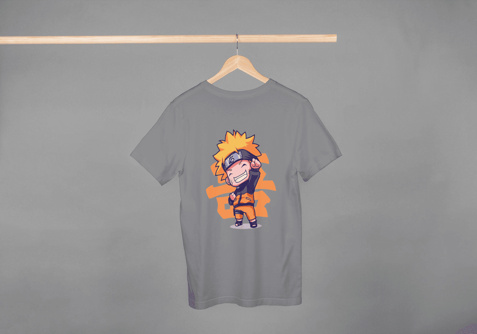 Chibi Naruto Ninja Hero: Japanese Fan Tee - Essentia Attire