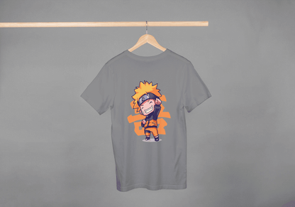 Chibi Naruto Ninja Hero: Japanese Fan Tee - Essentia Attire