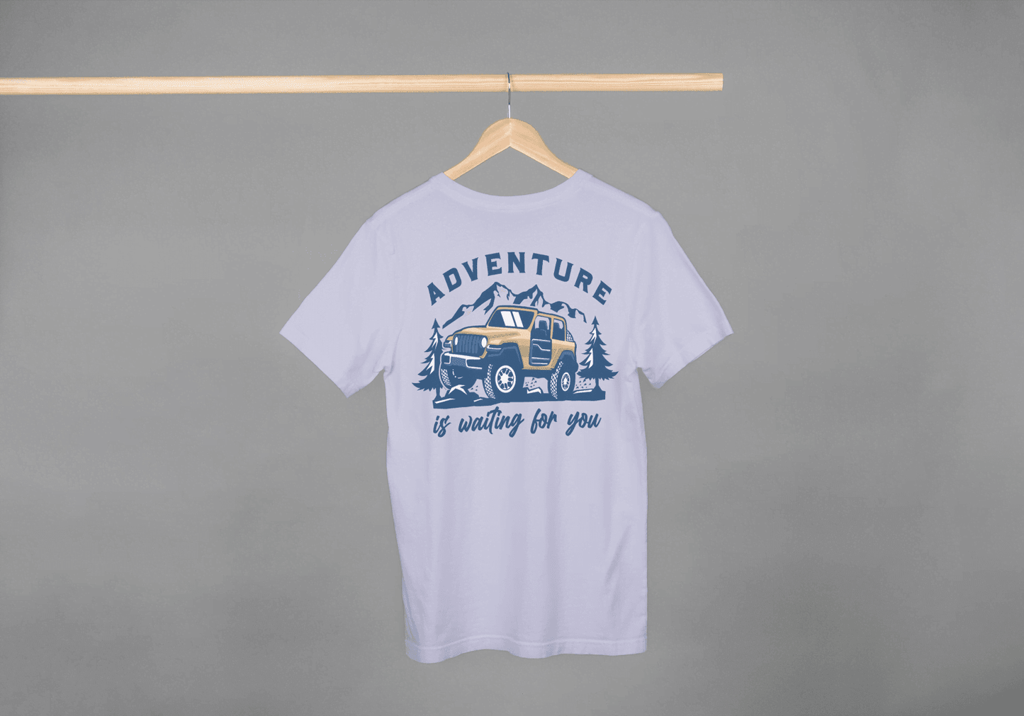 Adventure Is Waiting For You: Off-Road Explorer Tee - Essentia Attire