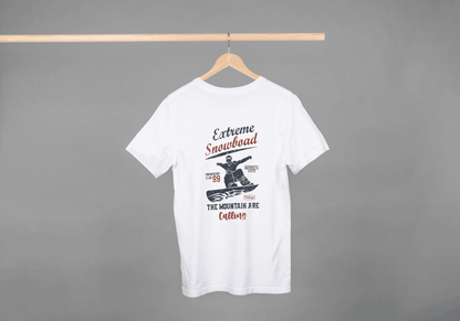 Extreme Snowboard: Mountain Calling Tee - Essentia Attire