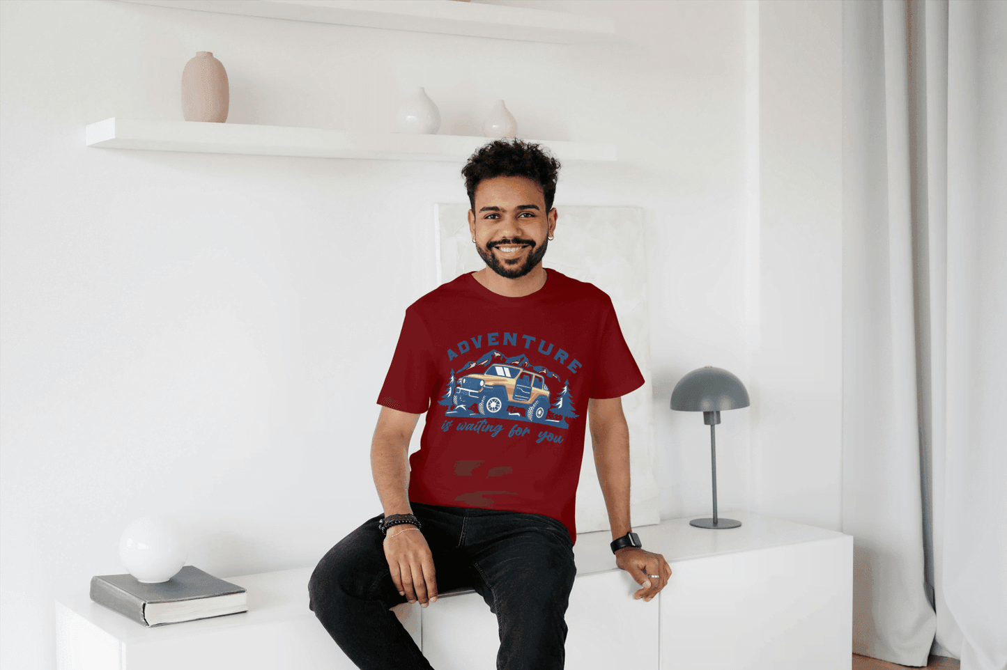 Adventure Is Waiting For You: Off-Road Explorer Tee - Essentia Attire