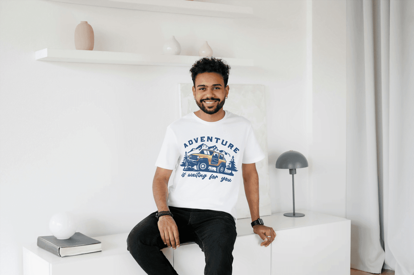 Adventure Is Waiting For You: Off-Road Explorer Tee - Essentia Attire