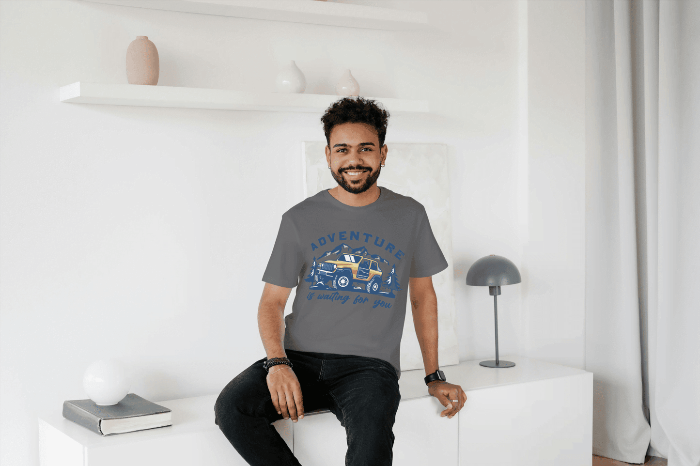 Adventure Is Waiting For You: Off-Road Explorer Tee - Essentia Attire