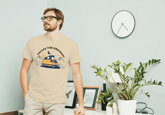 Escape The Ordinary Camper Van: Adventure Seeker Tee - Essentia Attire
