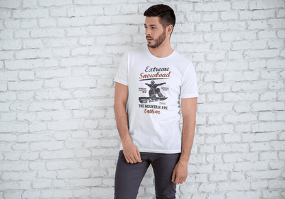 Extreme Snowboard: Mountain Calling Tee - Essentia Attire