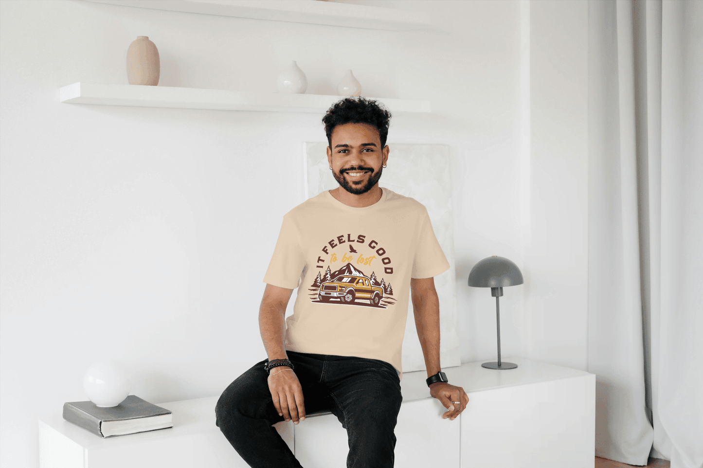It Feels Good To Be Lost Adventure: Off-Road Truck Tee - Essentia Attire