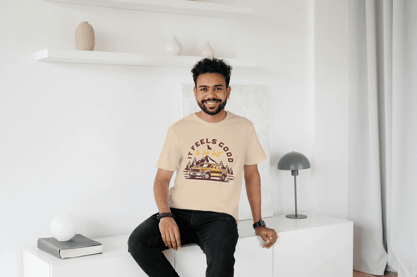 It Feels Good To Be Lost Adventure: Off-Road Truck Tee - Essentia Attire