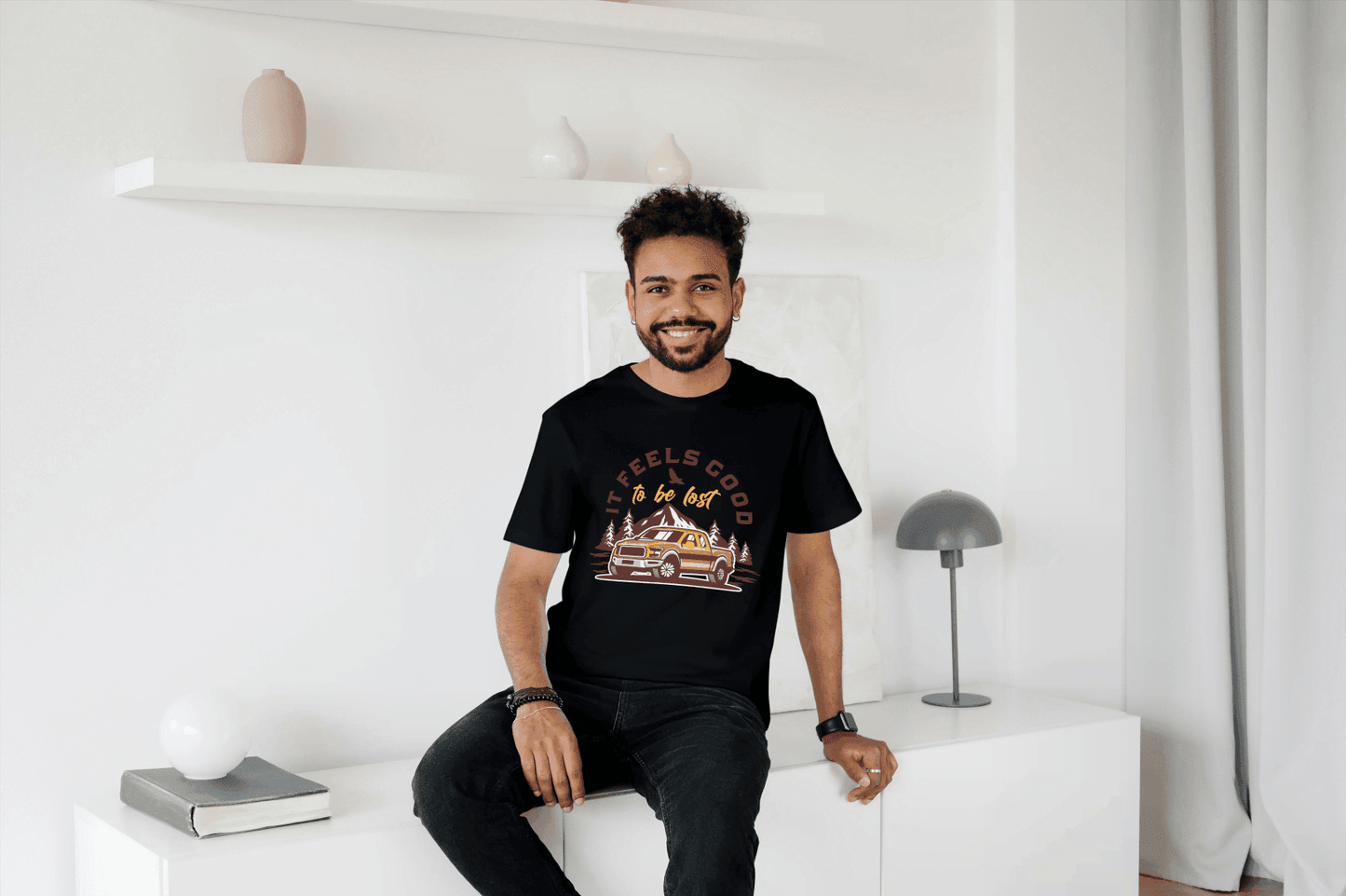 It Feels Good To Be Lost Adventure: Off-Road Truck Tee - Essentia Attire