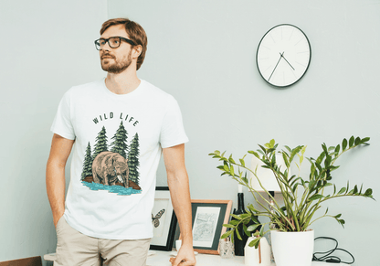 Wild Life Bear & Forest: Nature Explorer Tee - Essentia Attire