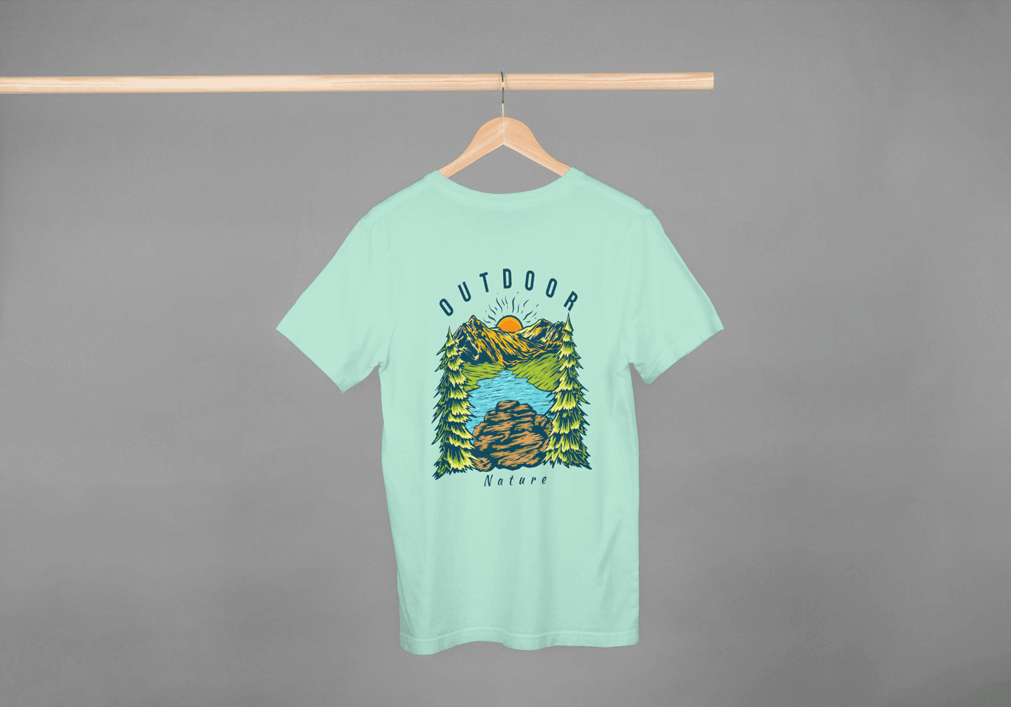 Outdoor Nature Mountain Landscape: Adventure Seeker Tee - Essentia Attire