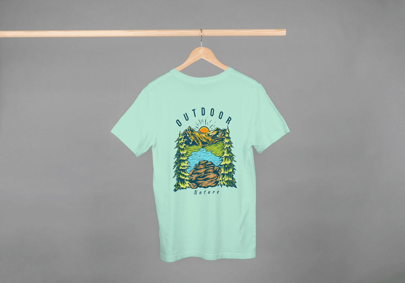 Outdoor Nature Mountain Landscape: Adventure Seeker Tee - Essentia Attire