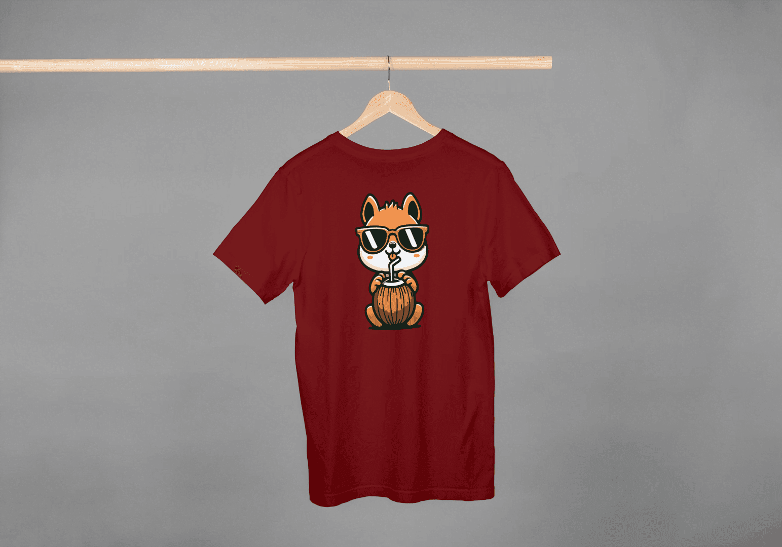 Cute Squirrel with Sunglasses: Tropical Vacation Tee - Essentia Attire