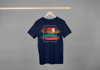 Miami Beach Abstract Art: Vibrant Coastal Design - Essentia Attire