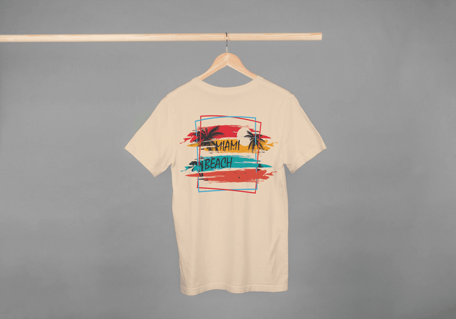 Miami Beach Abstract Art: Vibrant Coastal Design - Essentia Attire