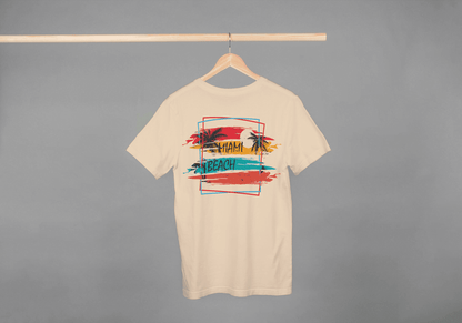 Miami Beach Abstract Art: Vibrant Coastal Design - Essentia Attire