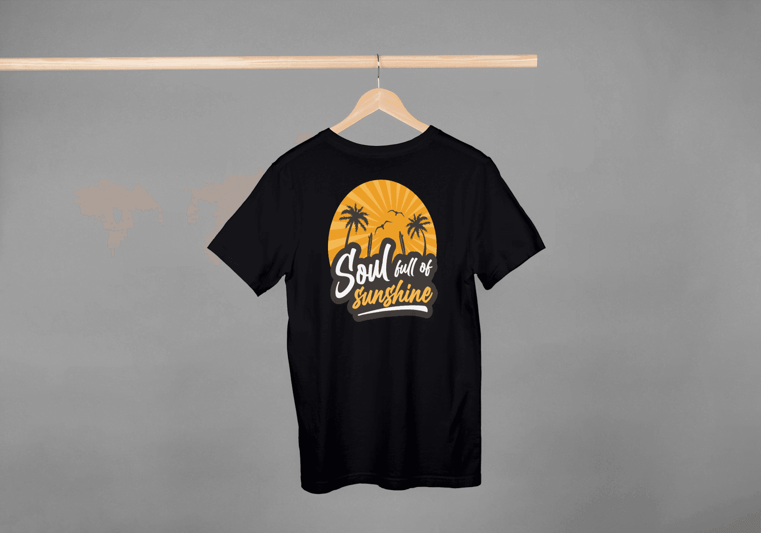Soul Full of Sunshine: Tropical Sunset Beach Tee - Essentia Attire