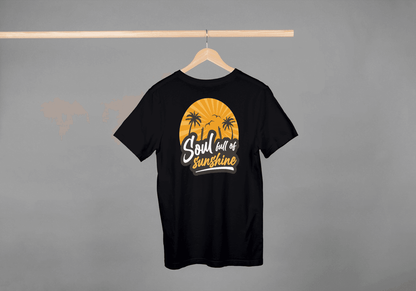 Soul Full of Sunshine: Tropical Sunset Beach Tee - Essentia Attire