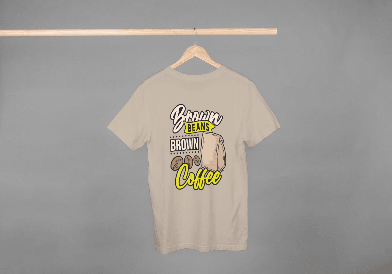 Brown Beans Brown Coffee: Coffee Lover Graphic Tee - Essentia Attire