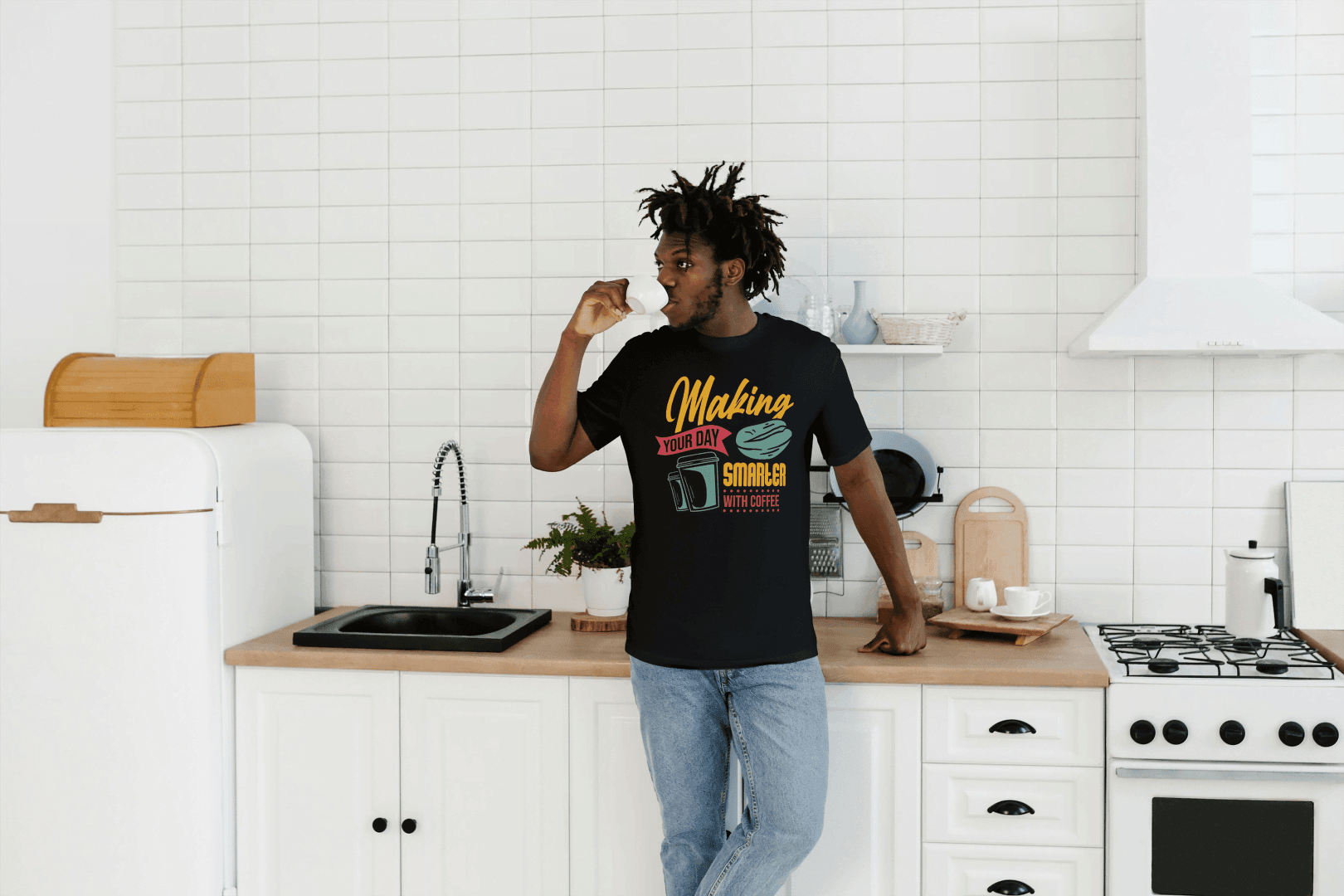 Making Your Day Smarter Coffee: Brain Boost Tee - Essentia Attire