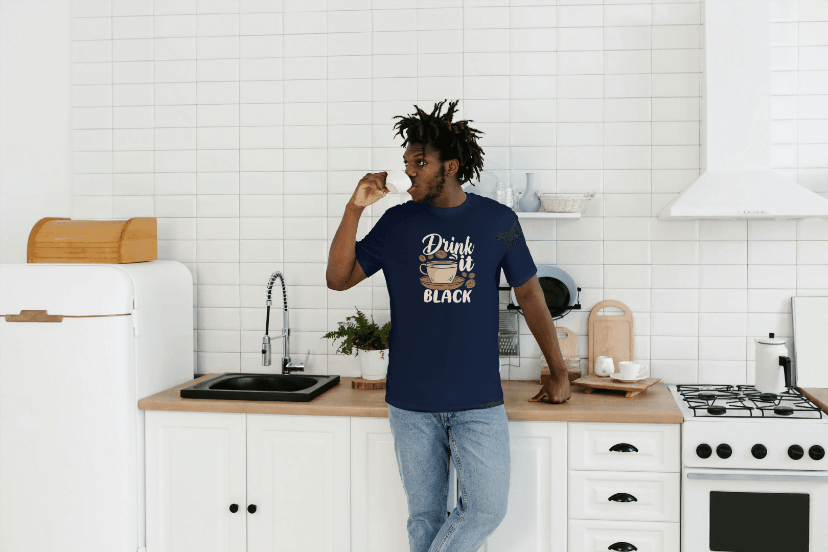 Drink It Black Coffee: Coffee Purist Tee - Essentia Attire