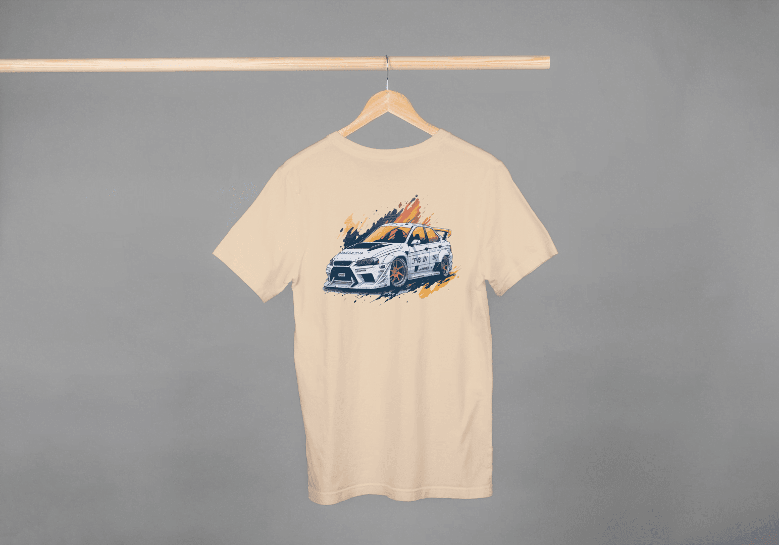 Nissan Skyline R34 Drift Car: Dynamic Car Enthusiast Tee - Essentia Attire