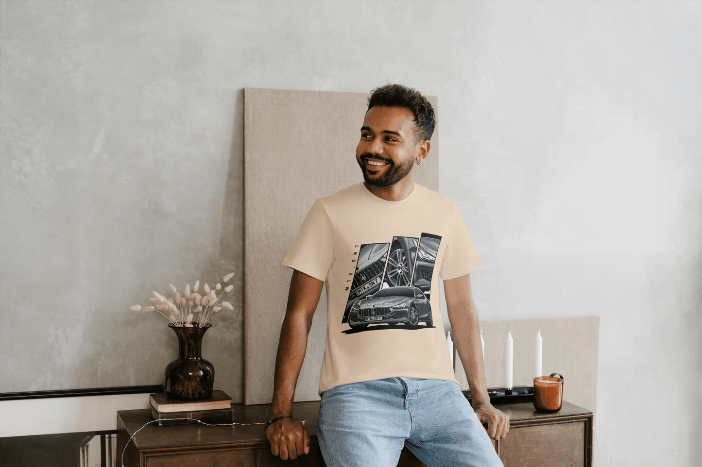Modern Grand Tourer: Luxury Sports Car Tee - Essentia Attire