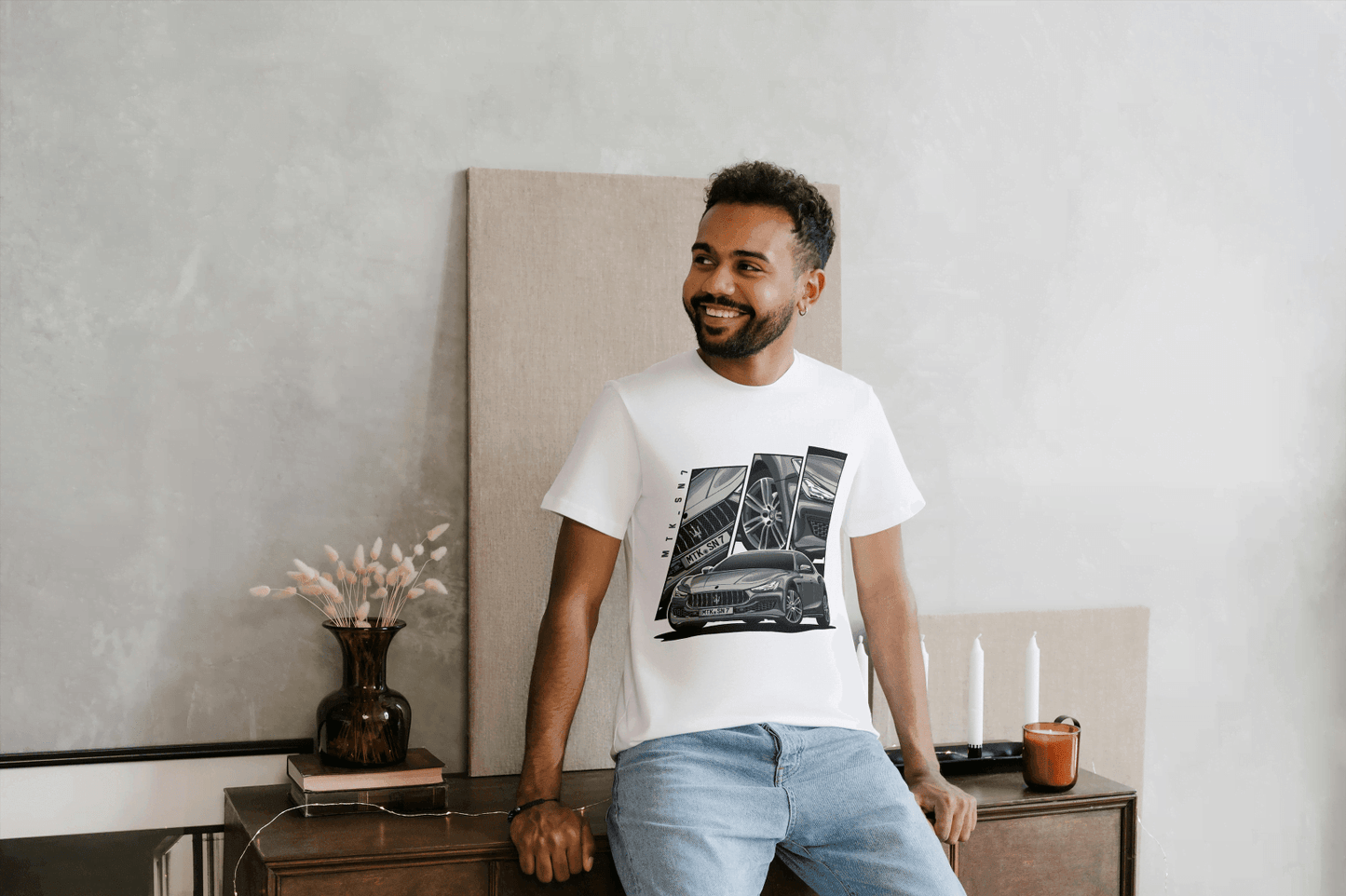 Modern Grand Tourer: Luxury Sports Car Tee - Essentia Attire