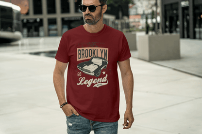 Brooklyn Legend '68 Muscle Car T-Shirt: Vintage American - Essentia Attire