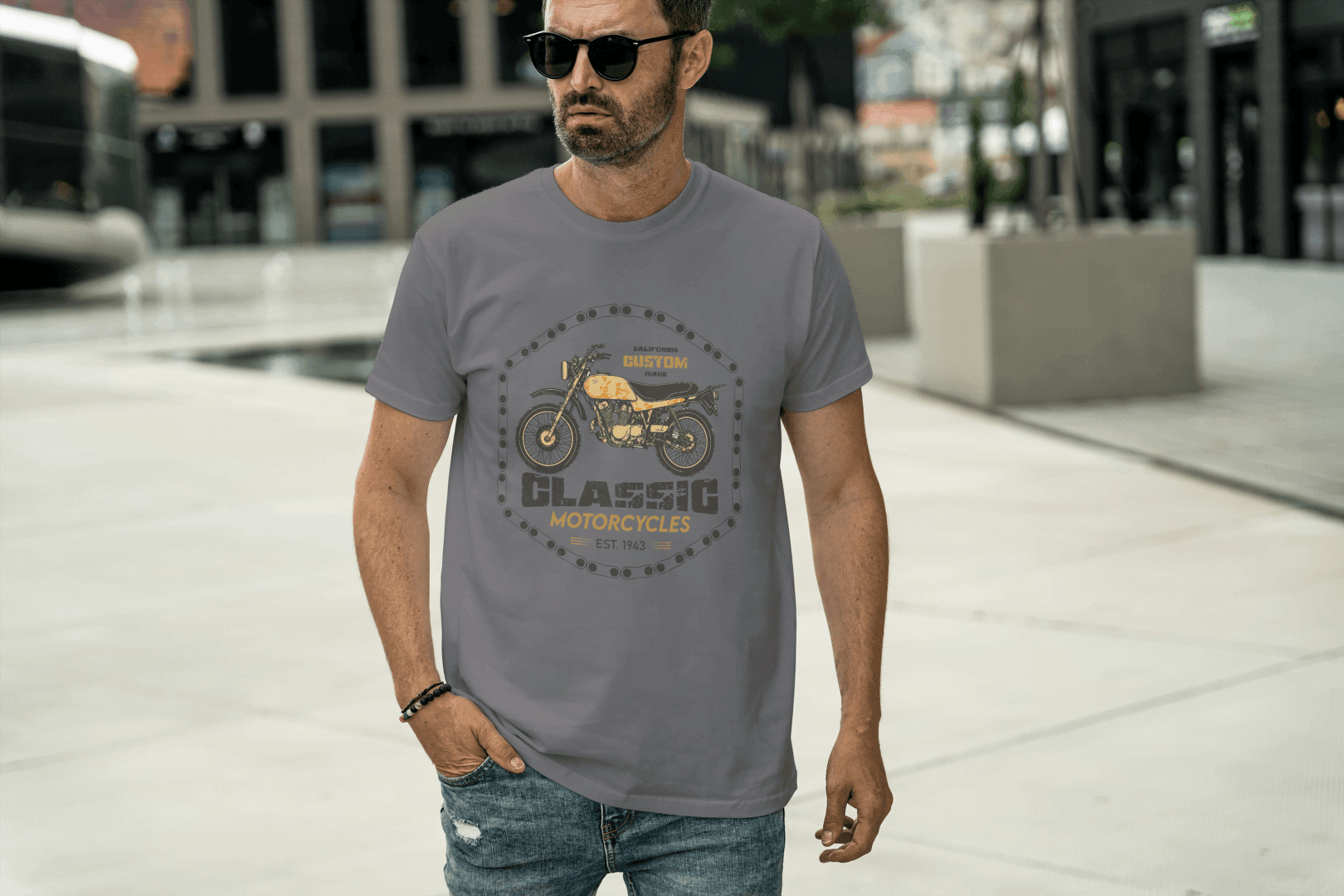 Classic Motorcycles: Est 1963 Vintage Bike Graphic Tee - Essentia Attire