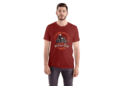 Live To Ride: Vintage Motorcycle - Essentia Attire