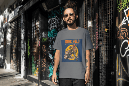 Passionate Biker T-Shirt Graphic Tee - Essentia Attire